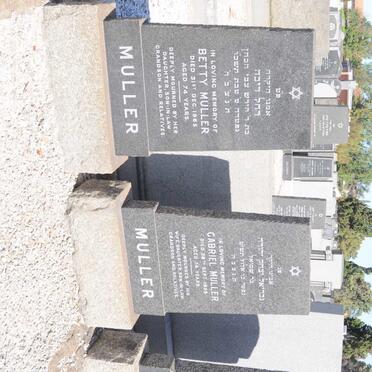 MULLER Gabriel -1959 &amp; Betty -1965