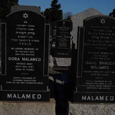 MALAMED Isaac Baruch -1983 &amp; Dora -1967