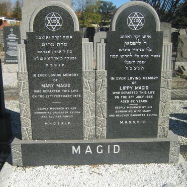 MAGID Lippy -1955 &amp; Mary -1978