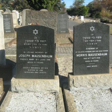 MAUSENBAUM Joseph -1981 :: MAUSENBAUM Morris -1956