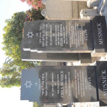 MUSNICK Zelik -1959 &amp; Chila -1966