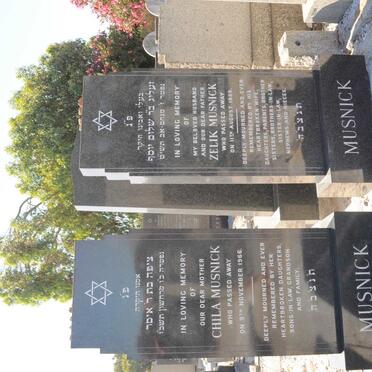 MUSNICK Zelik -1959 &amp; Chila -1966