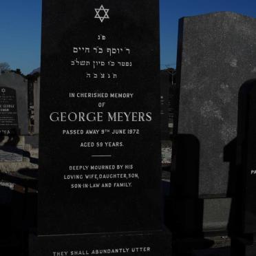 MEYERS George -1972