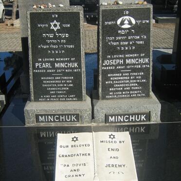 MINCHUK Joseph -1974 &amp; Pearl -1977