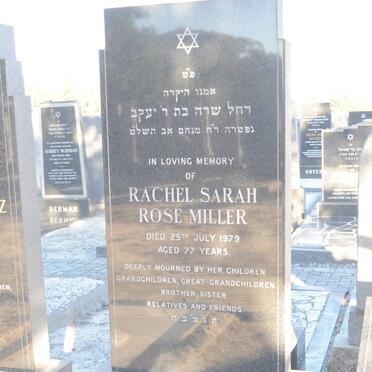 MILLER Rachel Sarah Rose -1979