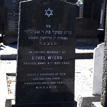 MYERS Ethel -1968