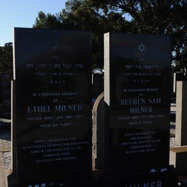 MILNER Reuben Sam -1984 &amp; Ethel -1973