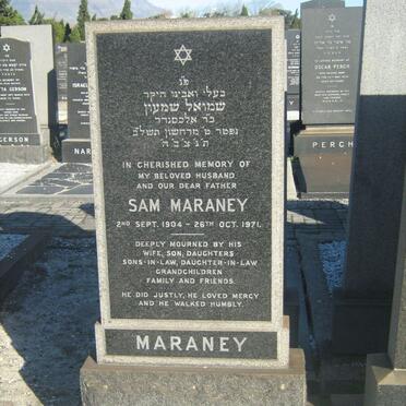 MARANEY Sam 1904-1971