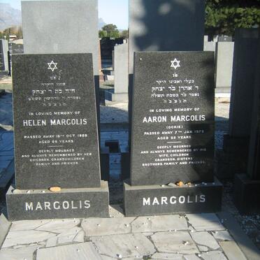 MARGOLIS Aaron -1975 &amp; Helen -1988