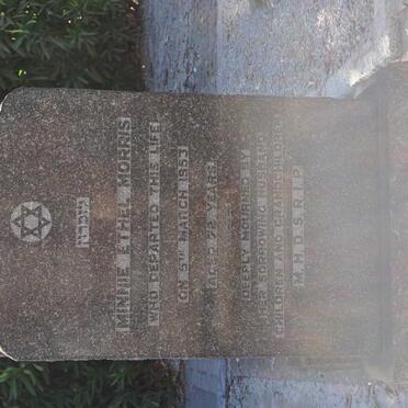 MORRIS Minnie Ethel -1953