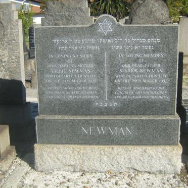 NEWMAN Marks -1953 &amp; Tillie -1947