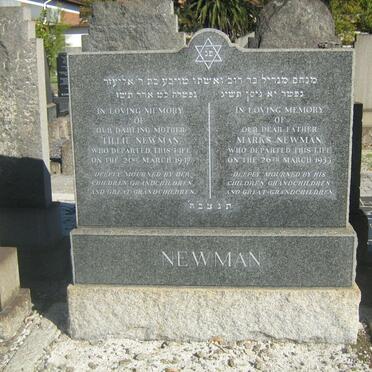 NEWMAN Marks -1953 &amp; Tillie -1947