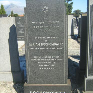 NOCHOMOWITZ Miriam -1967