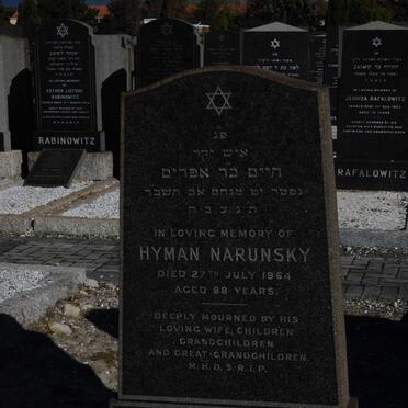 NARUNSKY Hyman -1964