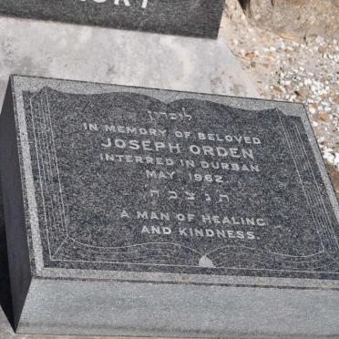ORDEN Joseph -1962