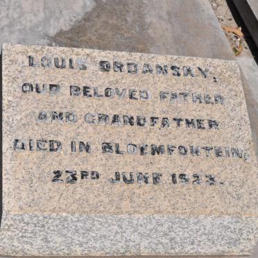 ORDANSKY Louis -1923