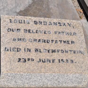 ORDANSKY Louis -1923