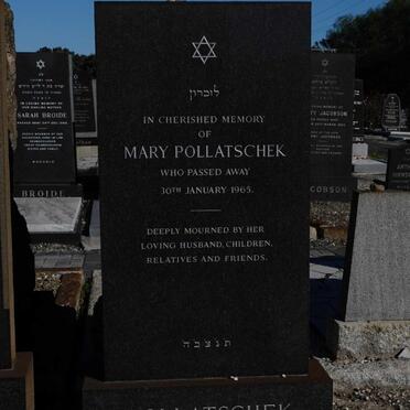 POLLATSCHEK Mary -1965