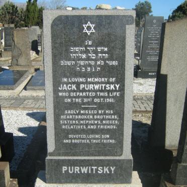 PURWITSKY Jack -1961