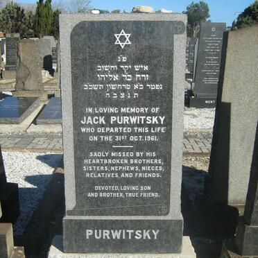 PURWITSKY Jack -1961