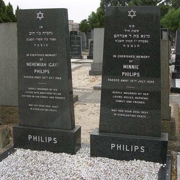 PHILIPS Nehemiah -1968 &amp; Minnie -1995
