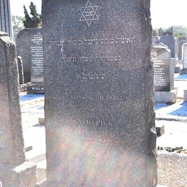 PICK Katie 1870-1954