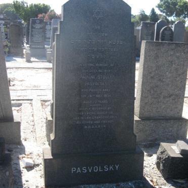 PASVOLSKY Pauline -1954