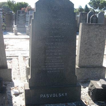 PASVOLSKY Pauline -1954