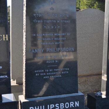 PHILIPSBORN Fanny -1973