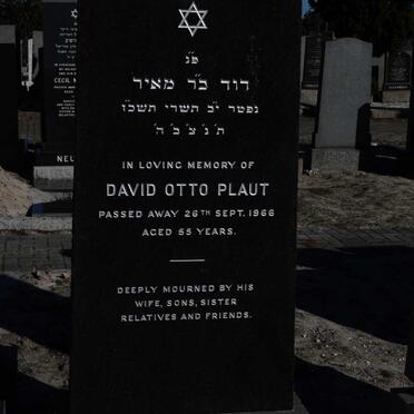 PLAUT David Otto -1966