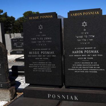 POSNIAK Aaron -1960 &amp; Bessie -1965
