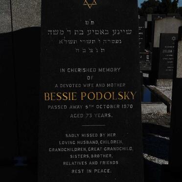 PODOLSKY Bessie -1970