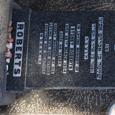 ROBERTS Sydney -1954