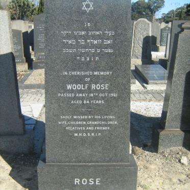 ROSE Woolf -1961