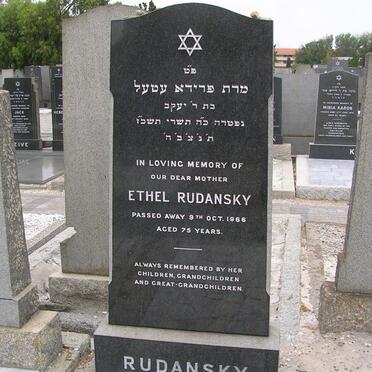 RUDANSKY Ethel -1966