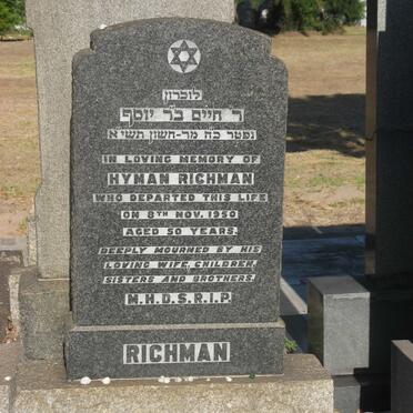 RICHMAN Hyman -1950