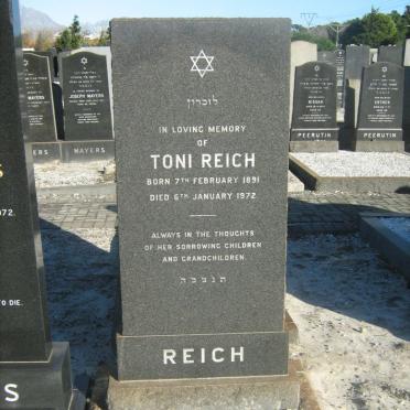 REICH Toni 1891-1972