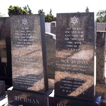 RICHMAN Jack -1964 &amp; Pershe -1959