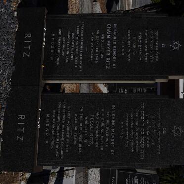 RITZ Chaim Meyer -1965 &amp; Pesse -1953