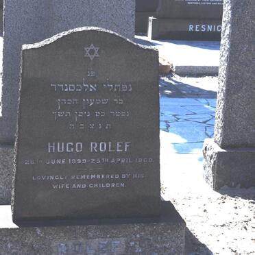 ROLEF Hugo 1899-1960