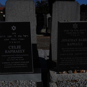 RAPHAELY Jonathan Barry 1940-2002 :: RAPHAELY Celie 1913-2009