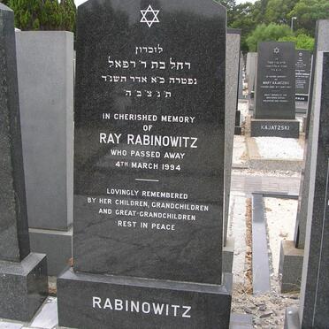 RABINOWITZ Sam -1967 &amp; Ray -1994