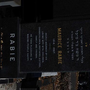 RABIE Maurice 1914-1987