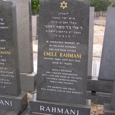 RAHMANI Emile -1988