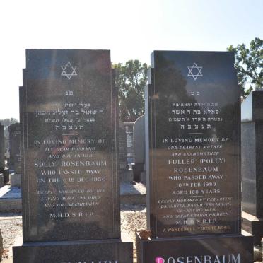 ROSENBAUM Solly -1950 &amp; Fuller -1989