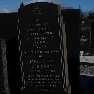 ROBINSON Janie Lena -1964