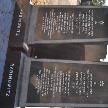 RABINOWITZ Rubin -1959 &amp; Minnie -1957