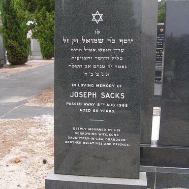 SACKS Joseph -1968