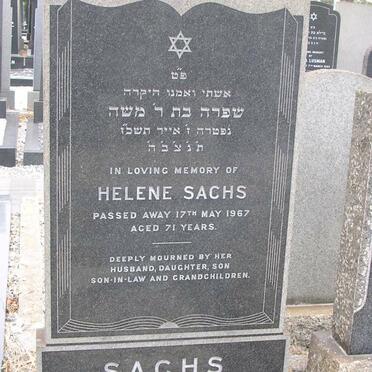 SACHS Helene -1967