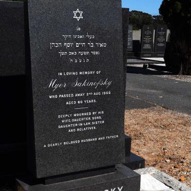 SAKINOFSKY Myer -1960